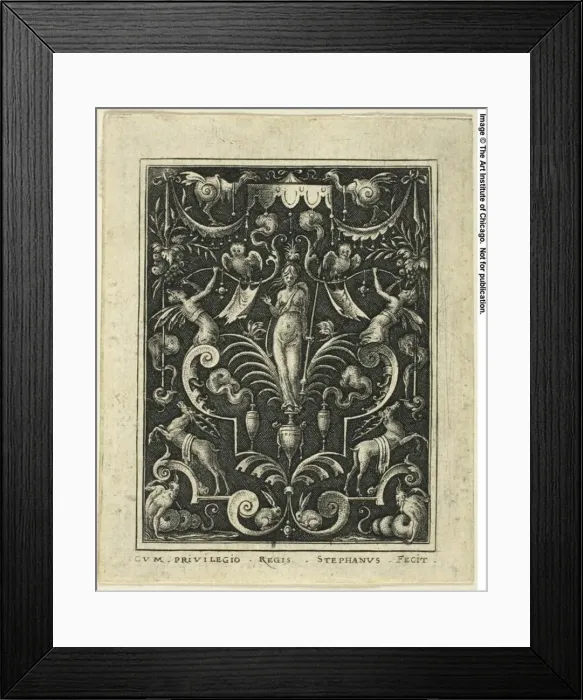 Framed Print : Bellona, n. d. Creator: Etienne Delaune Framed Print : Bellona, n. d. Creator: Etienne Delaune