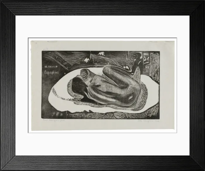 Framed Print : Manao tupapau (She Thinks of the Ghost or The Ghost Thinks) Framed Print : Manao tupapau (She Thinks of the Ghost or The Ghost Thinks)