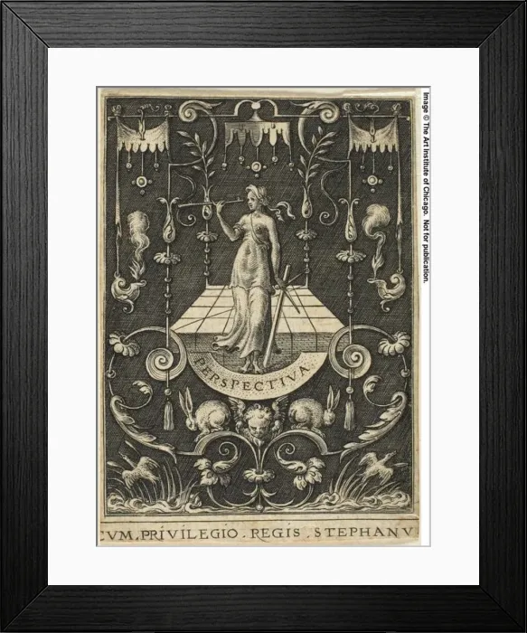 Framed Print : Perspective, n. d. Creator: Etienne Delaune Framed Print : Perspective, n. d. Creator: Etienne Delaune