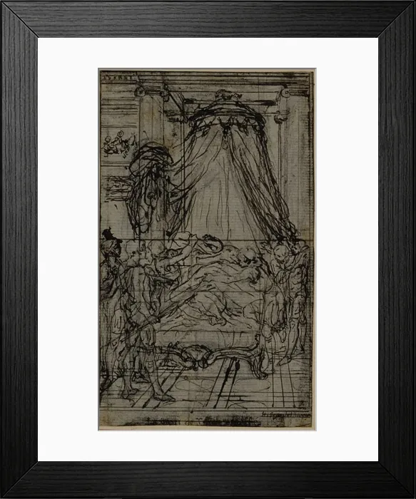 Framed Print : Study for an illustration in Tacitus Tibere, ou Les Six Premiers Livres des Framed Print : Study for an illustration in Tacitus Tibere, ou Les Six Premiers Livres des