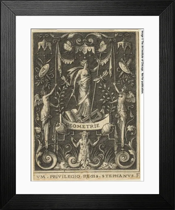 Framed Print : Geometry, n. d. Creator: Etienne Delaune Framed Print : Geometry, n. d. Creator: Etienne Delaune