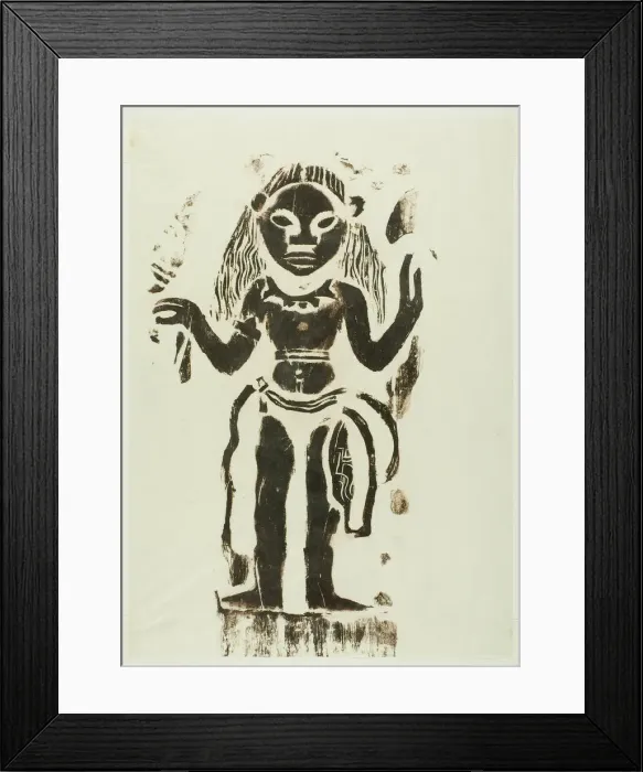 Framed Print : Hina, 1891-93. Creator: Paul Gauguin Framed Print : Hina, 1891-93. Creator: Paul Gauguin