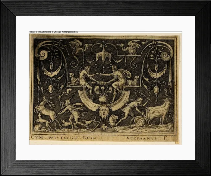 Framed Print : Esau Selling His Birthright, n. d. Creator: Etienne Delaune Framed Print : Esau Selling His Birthright, n. d. Creator: Etienne Delaune
