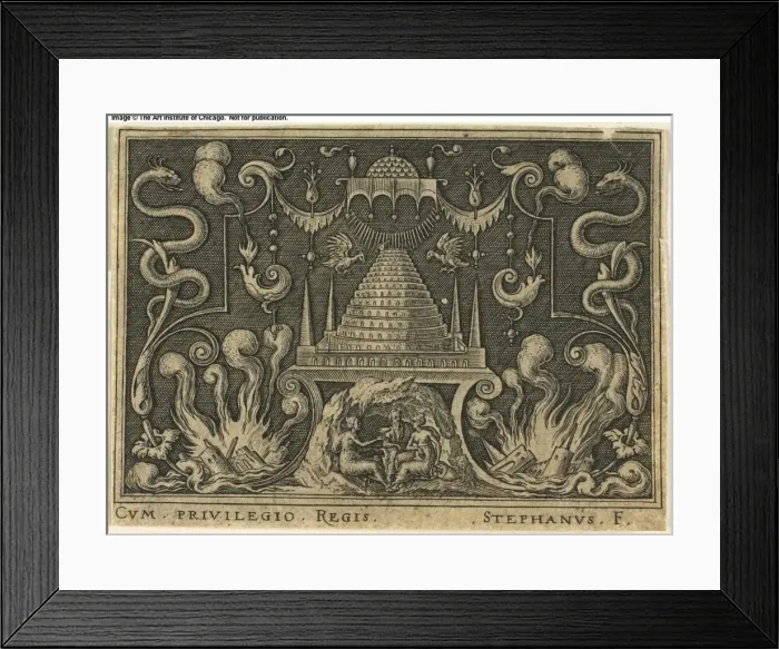 Framed Print : Lot, n. d. Creator: Etienne Delaune Framed Print : Lot, n. d. Creator: Etienne Delaune