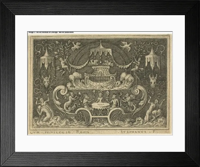 Framed Print : The Flood, n. d. Creator: Etienne Delaune Framed Print : The Flood, n. d. Creator: Etienne Delaune