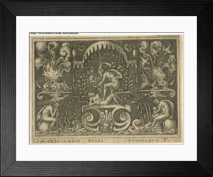 Framed Print : Death of Abel, n. d. Creator: Etienne Delaune Framed Print : Death of Abel, n. d. Creator: Etienne Delaune