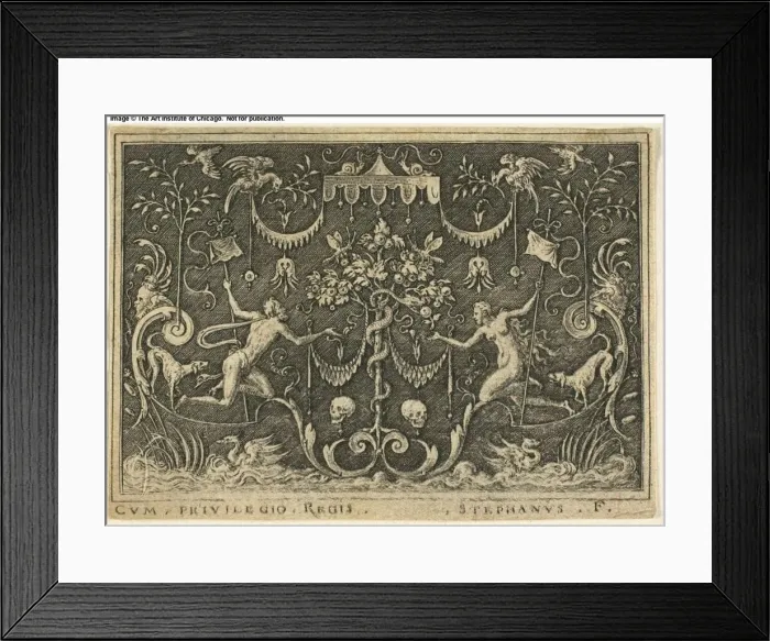 Framed Print : The Original Sin, n. d. Creator: Etienne Delaune Framed Print : The Original Sin, n. d. Creator: Etienne Delaune