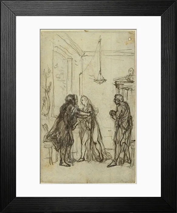 Framed Print : Study for Lucains La Pharsale, Canto II, c. 1766 Framed Print : Study for Lucains La Pharsale, Canto II, c. 1766