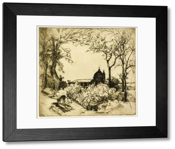 Framed Print : Idillio, Venice, 1908. Creator: Donald Shaw MacLaughlan Framed Print : Idillio, Venice, 1908. Creator: Donald Shaw MacLaughlan
