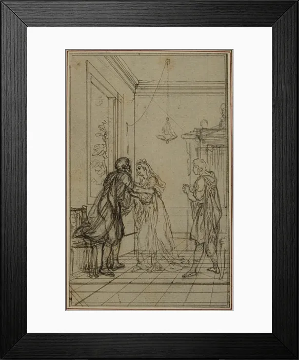 Framed Print : Study for Lucains La Pharsale, Canto II, c. 1766 Framed Print : Study for Lucains La Pharsale, Canto II, c. 1766