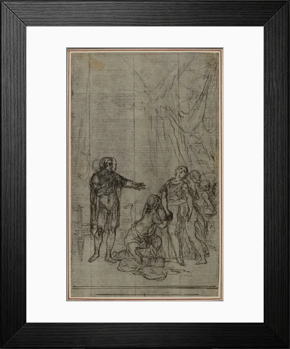 Framed Print : Study for Lucains La Pharsale, Canto V, c. 1766 Framed Print : Study for Lucains La Pharsale, Canto V, c. 1766