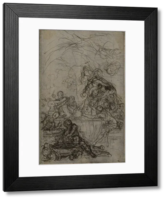 Framed Print : Study for an illustration in Tacitus Tibere, ou Les Six Premiers Livres des Framed Print : Study for an illustration in Tacitus Tibere, ou Les Six Premiers Livres des