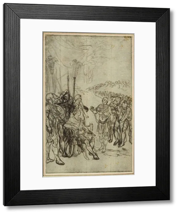 Framed Print : Study for Lucains La Pharsale, Canto IV, c. 1766 Framed Print : Study for Lucains La Pharsale, Canto IV, c. 1766