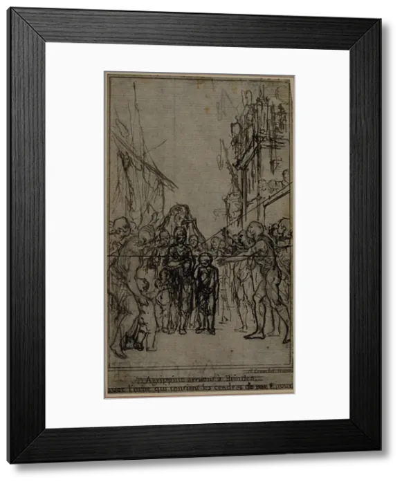 Framed Print : Study for an illustration in Tacitus Tibere, ou Les Six Premiers Livres des Framed Print : Study for an illustration in Tacitus Tibere, ou Les Six Premiers Livres des