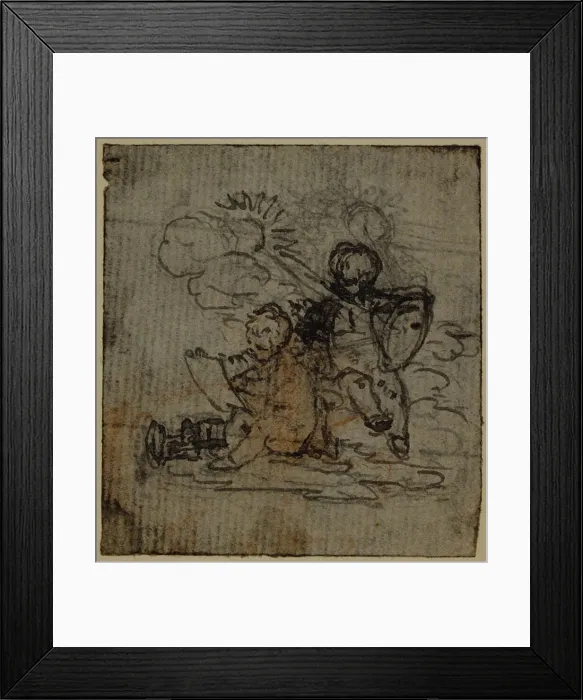 Framed Print : Study for Vignette-Frontispiece of Tacitus Tibere Framed Print : Study for Vignette-Frontispiece of Tacitus Tibere