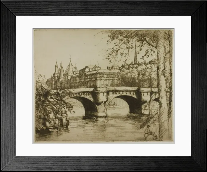 Framed Print : The Conciergerie, Paris, 1908. Creator: Donald Shaw MacLaughlan Framed Print : The Conciergerie, Paris, 1908. Creator: Donald Shaw MacLaughlan