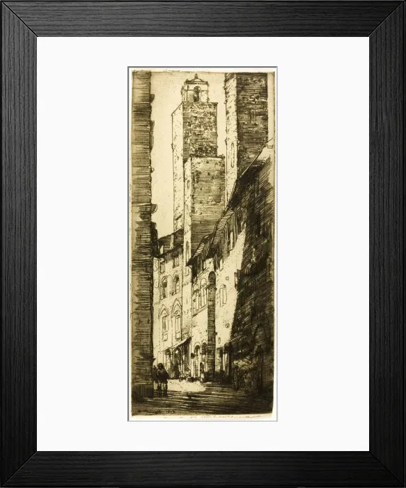 Framed Print : The Towers, 1909. Creator: Donald Shaw MacLaughlan Framed Print : The Towers, 1909. Creator: Donald Shaw MacLaughlan