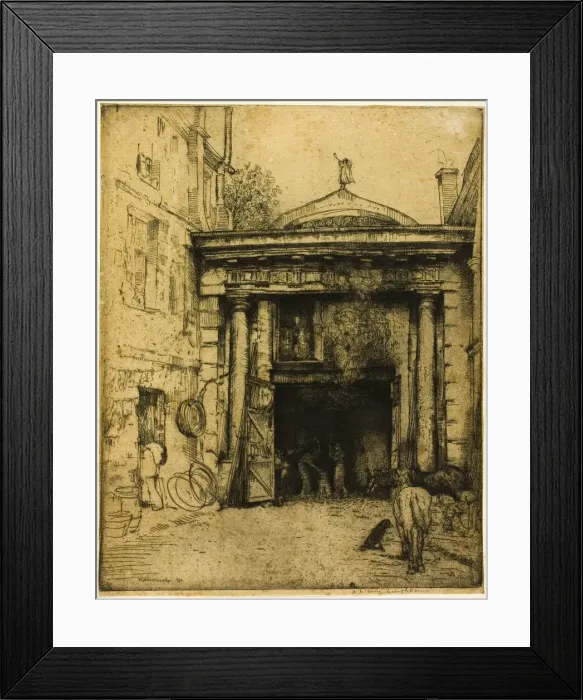Framed Print : Forge of the Carmelites, 1900. Creator: Donald Shaw MacLaughlan Framed Print : Forge of the Carmelites, 1900. Creator: Donald Shaw MacLaughlan
