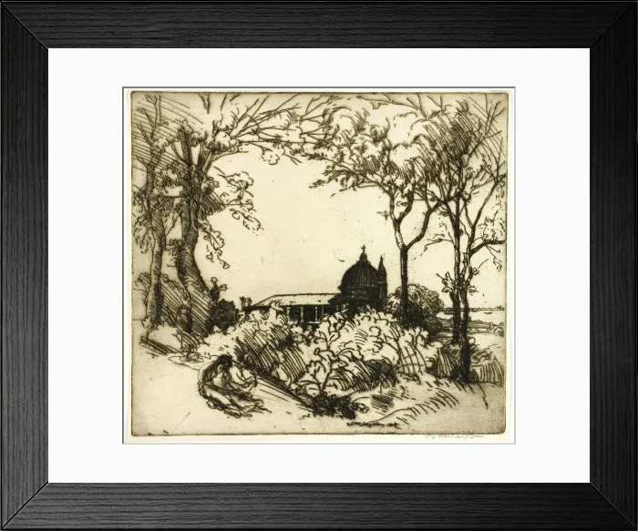 Framed Print : Idillio, Venice, 1908. Creator: Donald Shaw MacLaughlan Framed Print : Idillio, Venice, 1908. Creator: Donald Shaw MacLaughlan