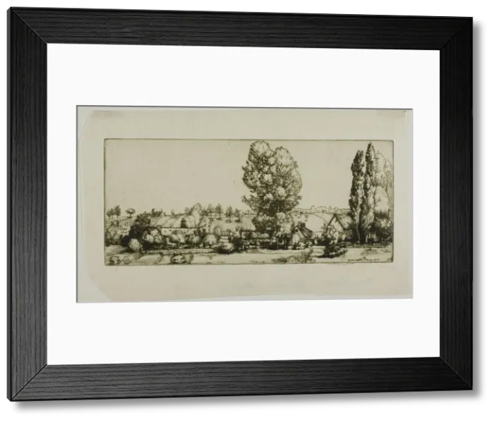 Framed Print : Landscape, Poigny, 1907. Creator: Donald Shaw MacLaughlan Framed Print : Landscape, Poigny, 1907. Creator: Donald Shaw MacLaughlan