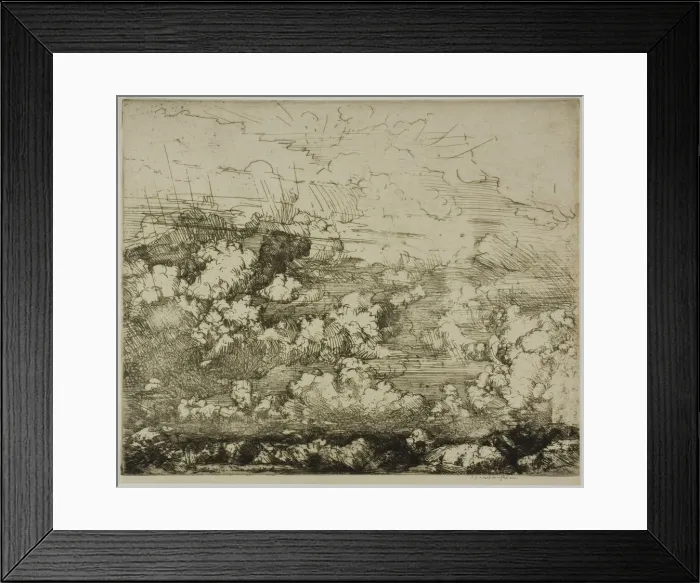 Framed Print : Above the Mountains, Switzerland, 1908. Creator: Donald Shaw MacLaughlan Framed Print : Above the Mountains, Switzerland, 1908. Creator: Donald Shaw MacLaughlan