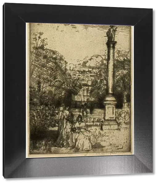 Luxembourg Column, Paris, 1900. Creator: Donald Shaw MacLaughlan