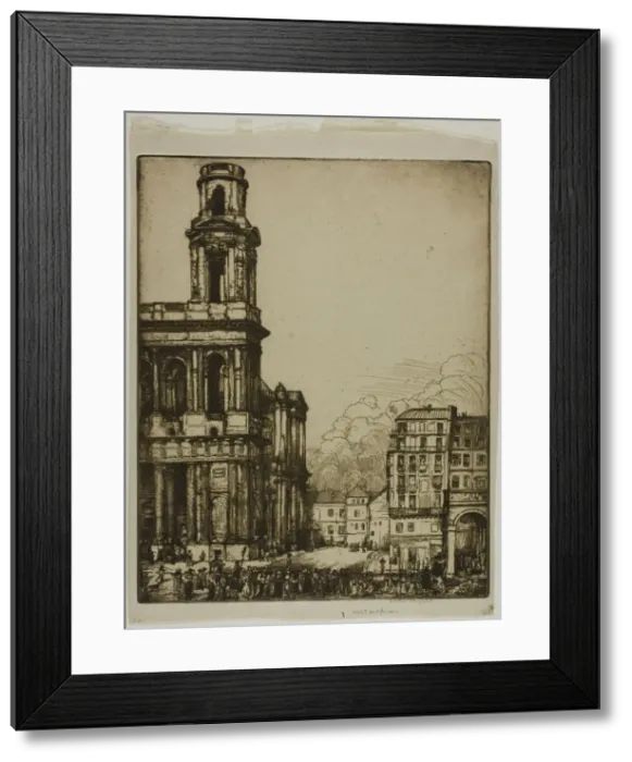 Framed Print : Saint Sulpice, Paris: La Petite Tour, 1901. Creator: Donald Shaw MacLaughlan Framed Print : Saint Sulpice, Paris: La Petite Tour, 1901. Creator: Donald Shaw MacLaughlan