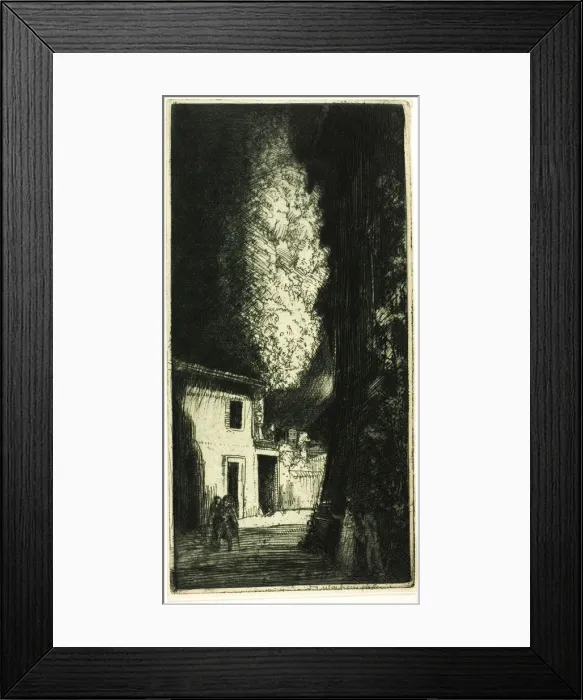 Framed Print : The Haunted House, 1909. Creator: Donald Shaw MacLaughlan Framed Print : The Haunted House, 1909. Creator: Donald Shaw MacLaughlan