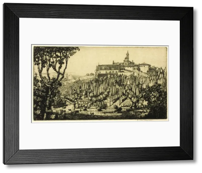 Framed Print : The Certosa, Florence, 1904. Creator: Donald Shaw MacLaughlan Framed Print : The Certosa, Florence, 1904. Creator: Donald Shaw MacLaughlan