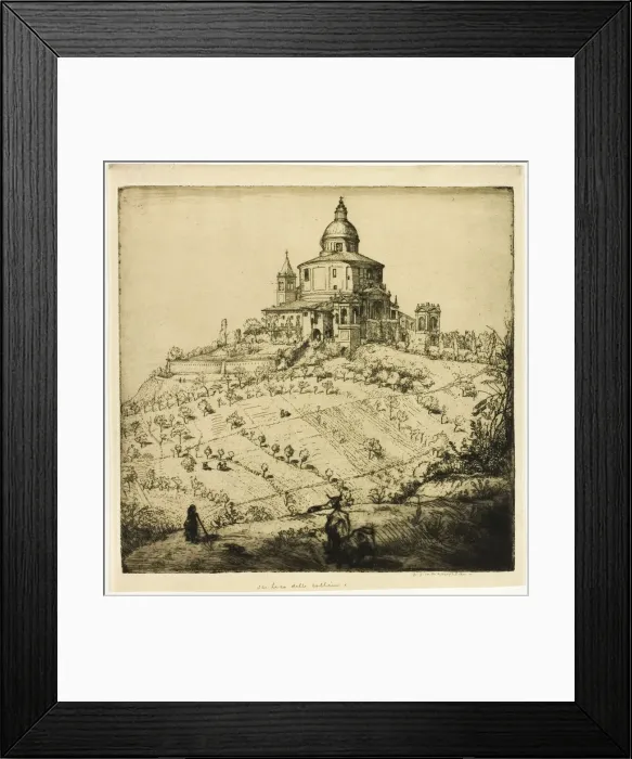 Framed Print : San Lucca dei Colli, 1904. Creator: Donald Shaw MacLaughlan Framed Print : San Lucca dei Colli, 1904. Creator: Donald Shaw MacLaughlan
