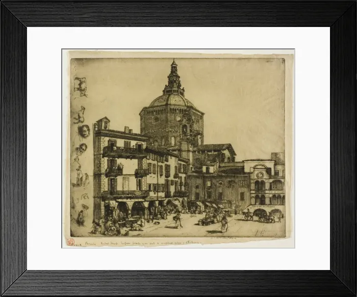 Framed Print : Pavia, 1904. Creator: Donald Shaw MacLaughlan Framed Print : Pavia, 1904. Creator: Donald Shaw MacLaughlan
