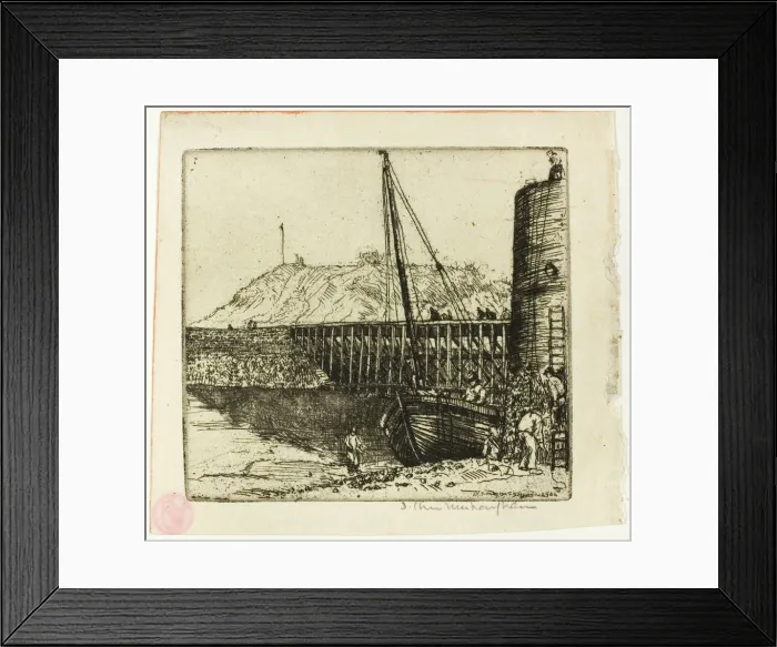 Framed Print : La Passerelle, Boulogne, 1902. Creator: Donald Shaw MacLaughlan Framed Print : La Passerelle, Boulogne, 1902. Creator: Donald Shaw MacLaughlan