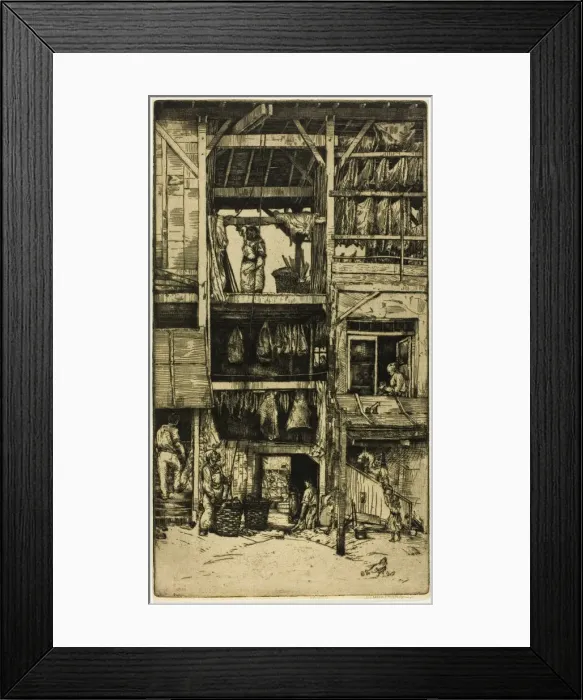 Framed Print : The Tannery, 1901. Creator: Donald Shaw MacLaughlan Framed Print : The Tannery, 1901. Creator: Donald Shaw MacLaughlan