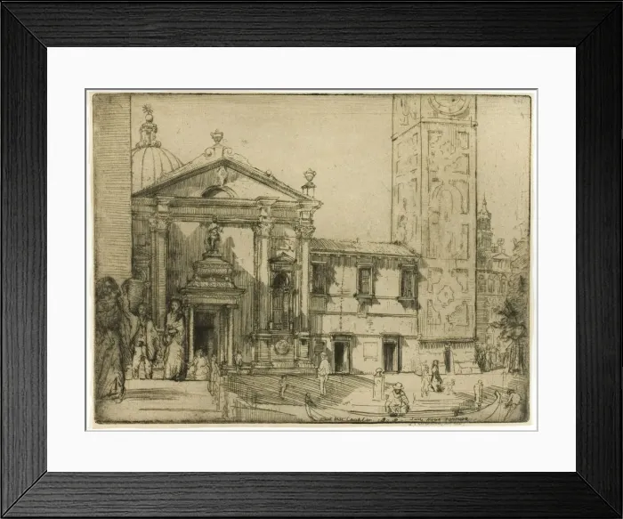 Framed Print : Santa Maria Formosa, Venice, 1909. Creator: Donald Shaw MacLaughlan Framed Print : Santa Maria Formosa, Venice, 1909. Creator: Donald Shaw MacLaughlan