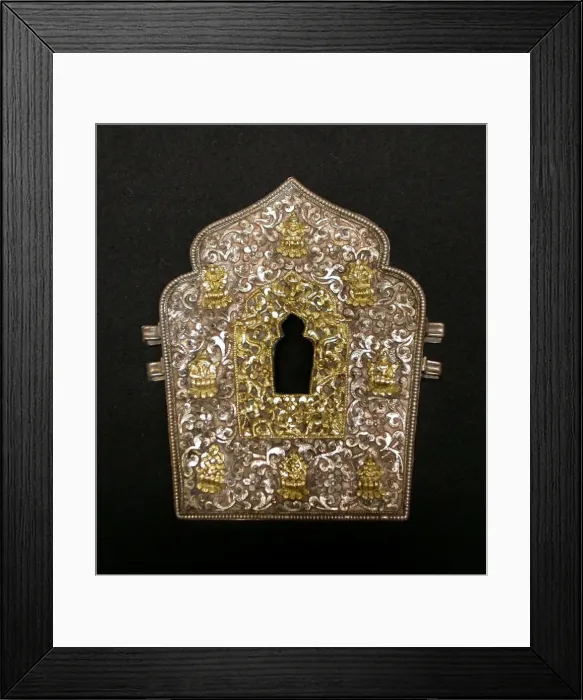 Framed Print : Mans Portable Amulet Shrine (Ga u), 18th century. Creator: Unknown Framed Print : Mans Portable Amulet Shrine (Ga u), 18th century. Creator: Unknown