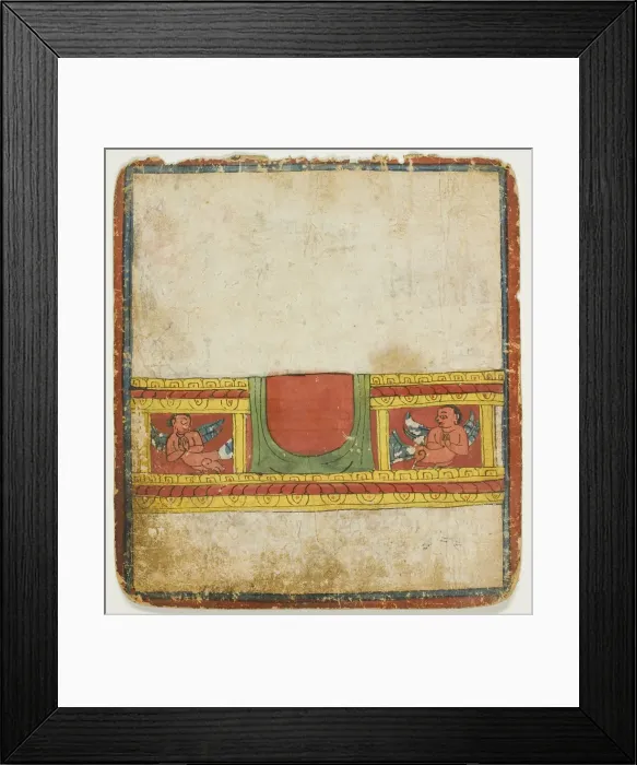 Framed Print : Kinnara Throne, from a Set of Initiation Cards (Tsakali), 14th / 15th century Framed Print : Kinnara Throne, from a Set of Initiation Cards (Tsakali), 14th / 15th century