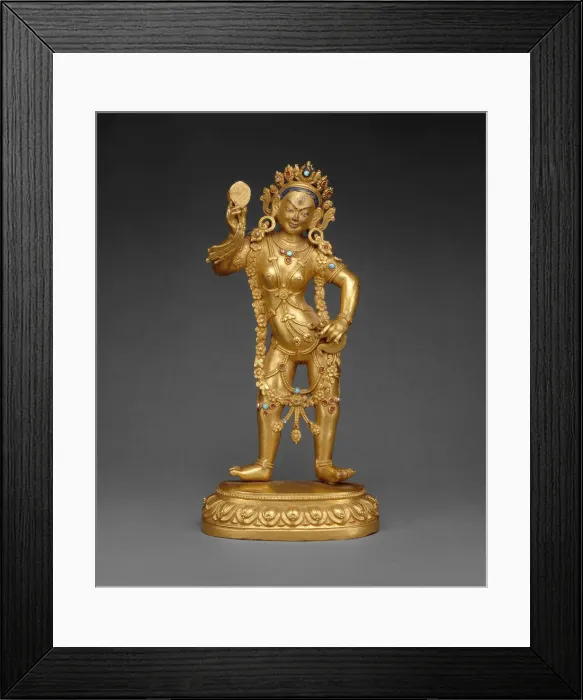 Framed Print : Tantric Enlightened Being (Vajrayogini) Queen of Bliss (Dechen Gyalmo), 18th century Framed Print : Tantric Enlightened Being (Vajrayogini) Queen of Bliss (Dechen Gyalmo), 18th century