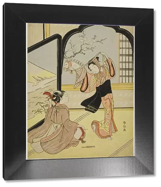 The Harugoma Dance, c. 1767  /  68. Creator: Suzuki Harunobu