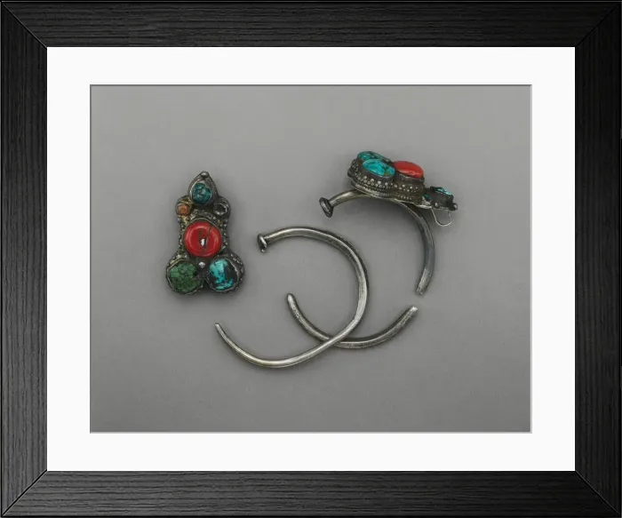 Framed Print : Earring, 18th century. Creator: Unknown Framed Print : Earring, 18th century. Creator: Unknown