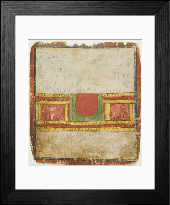 Framed Print : Elephant Throne, from a Set of Initiation Cards (Tsakali), 14th / 15th century Framed Print : Elephant Throne, from a Set of Initiation Cards (Tsakali), 14th / 15th century