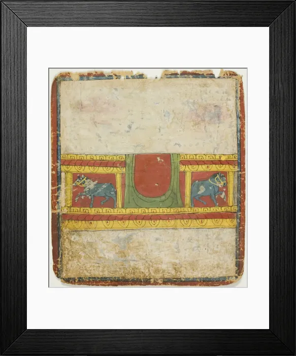 Framed Print : Horse Throne, from a Set of Initiation Cards (Tsakali), 14th / 15th century Framed Print : Horse Throne, from a Set of Initiation Cards (Tsakali), 14th / 15th century