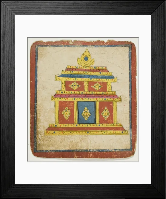 Framed Print : Image from a Set of Initiation Cards (Tsakali), 14th / 15th century. Creator: Unknown Framed Print : Image from a Set of Initiation Cards (Tsakali), 14th / 15th century. Creator: Unknown