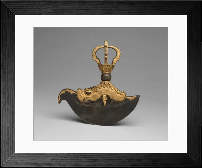 Framed Print : Ritual Flaying Knife (Kartrika), 17th / 18th century. Creator: Unknown Framed Print : Ritual Flaying Knife (Kartrika), 17th / 18th century. Creator: Unknown