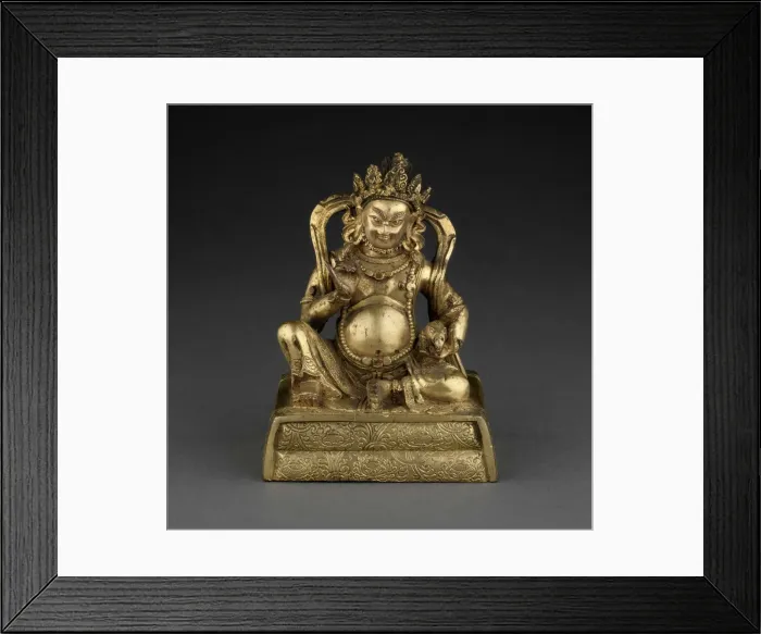 Framed Print : Yaksha General Holding a Mongoose, 18th century. Creator: Unknown Framed Print : Yaksha General Holding a Mongoose, 18th century. Creator: Unknown