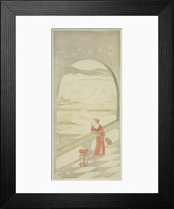 Framed Print : Chinese Poet, c. 1761 / 65. Creator: Suzuki Harunobu Framed Print : Chinese Poet, c. 1761 / 65. Creator: Suzuki Harunobu