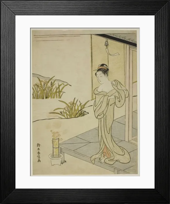 Framed Print : Summer, from the series New Versions of Flowers of the Four Seasons Framed Print : Summer, from the series New Versions of Flowers of the Four Seasons