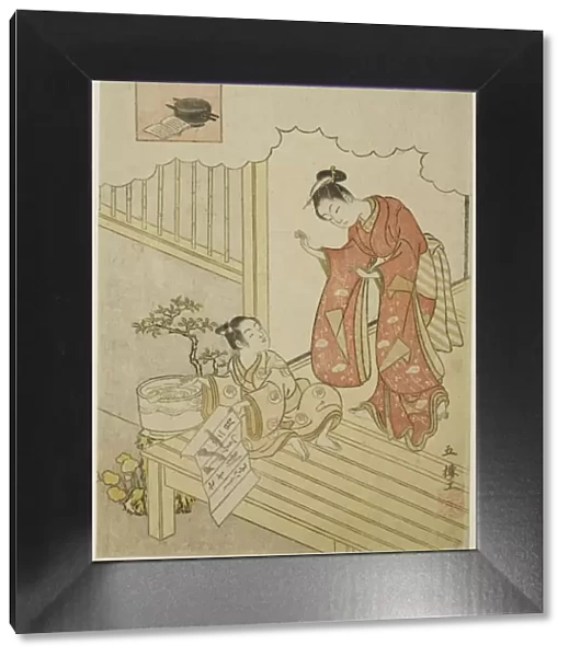 Ono no Komachi Washing the Book, Edo period (1615-1868), 1765  /  66