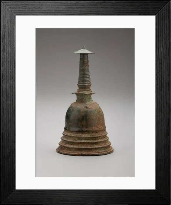 Framed Print : Stupa Reliquary, Polonnaruva period, 12th century. Creator: Unknown Framed Print : Stupa Reliquary, Polonnaruva period, 12th century. Creator: Unknown