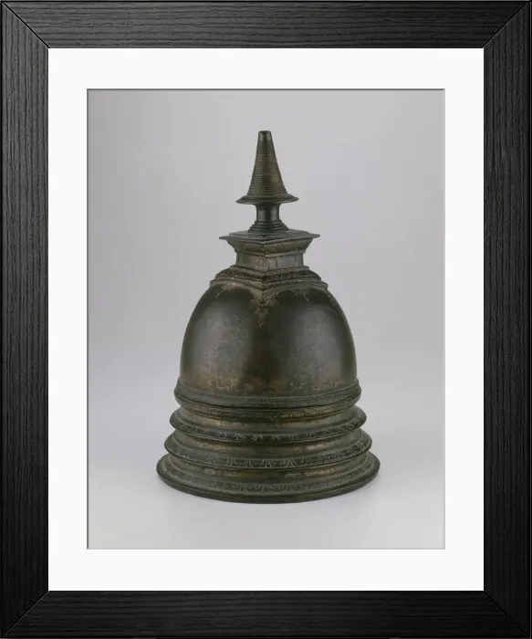 Framed Print : Stupa Reliquary, About 14th  /  15th century. Creator: Unknown