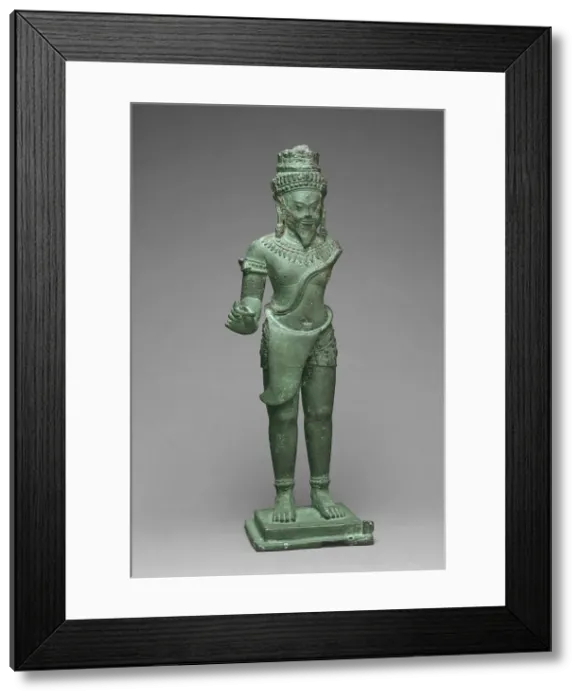 Framed Print : God Shiva as a Deified King, Angkor period, 13th century. Creator: Unknown Framed Print : God Shiva as a Deified King, Angkor period, 13th century. Creator: Unknown